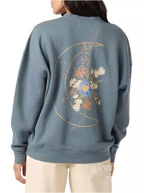 O'Neill Heather Gray Fleece-Lined Pullover Sweatshirt
